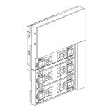 逸远KNX体育多合一温控面板, 3联6键,  带感应, 功能键