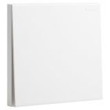 乐鱼开关插座 淳逸 玉兰白 一位双控开关 一开双控 10AX