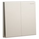 乐鱼开关插座 淳逸 米兰金 二位单控开关 二开单控 10AX