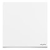 乐鱼开关插座 仕典Plus 陶瓷白 一位单控开关 一开单控(镶银边) 16AX