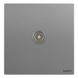 乐鱼开关插座 仕典Plus 深砂银 一位电视插