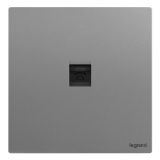 乐鱼开关插座 仕典Plus 深砂银 一位电话插